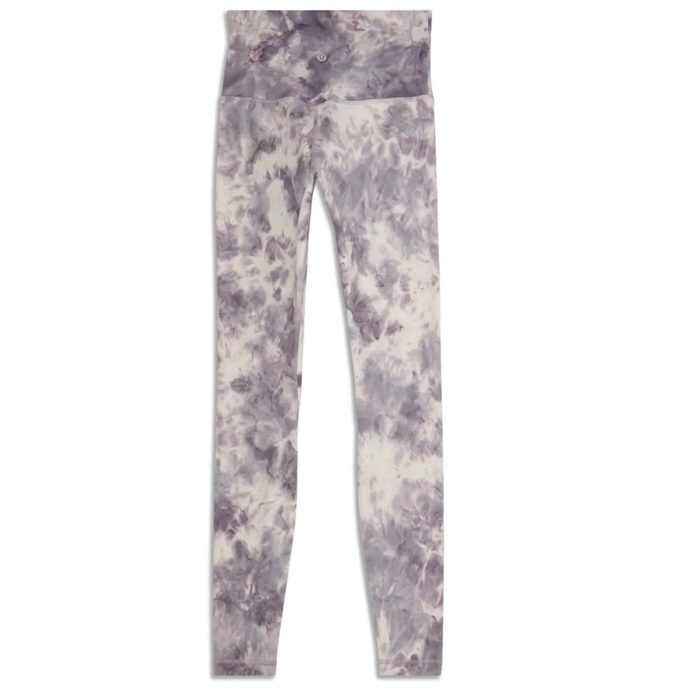 Lululemon Align Size 8 28” inseam . Diamond dye pink/grey.